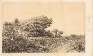 Edge of Marsh at Couronne, 1863. Creator: Felix Ziem (French, 1821-1911)