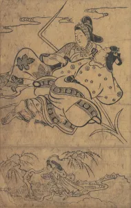 Abducting Gallery: At the Edge of the River Akutagawa from the Tales of Ise (Ise monogatari)