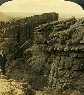George Rose Prints: The Edge of Wonderland, Grampians, Victoria, Australia... 1908. Creator: George Rose