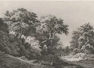 Images Dated 2nd December 2020: The Edge of the Woods, near Rambouillet, 1860. Creator: Eugene Blery