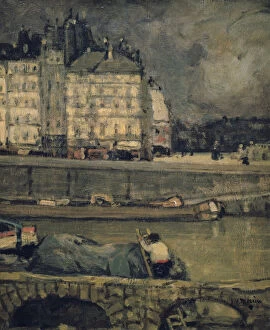Images Dated 19th September 2005: The Edges of the Seine, Paris, (1880-1924?). Artist: James Wilson Morrice