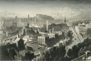 Cassell Petter Galpin Co Collection: Edinburgh from Calton Hill, c1870