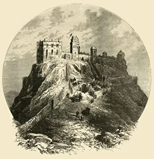 Cassells Illustrated Universal History Collection: Edinburgh Castle, As It Was Before the Siege of 1573, 1890. Creator: Unknown