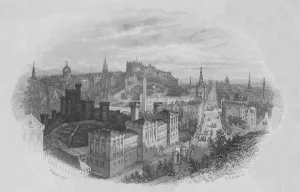 Edinburgh Prints: Edinburgh (From the Calton Hill), early-mid 19th century. Creator: William Home Lizars