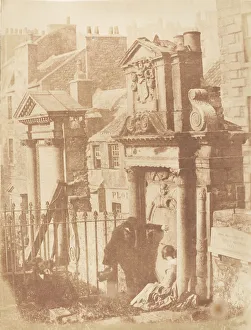 Edinburgh. Greyfriars Churchyard, 1843-47. Creators: David Octavius Hill, Robert Adamson