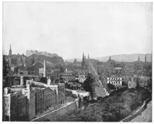 Scott Monument Prints: Edinburgh and Scotts Monument, late 19th century. Artist: John L Stoddard