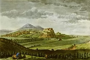 Edinburgh from the West, in the Time of David Hume, c1750, (1943). Creator: Paul Sandby