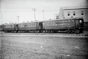 Railway Carriage Prints: Edison Storage Battery Train, 1912. Creator: Bain News Service