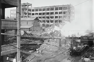Dangerous Prints: Edison works, West Orange, New Jersey, 10 December 1914. Creator: Bain News Service
