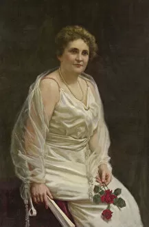 First Lady Collection: Edith Bolling Galt Wilson, 1924. Creator: Emile Alexay