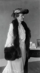 Roosevelt Edith Kermit Carow Prints: Edith Kermit Carow Roosevelt, 1861-1948, 1902. Creator: Frances Benjamin Johnston