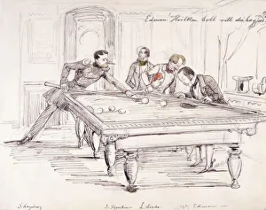 Fritz Ludvig Von Dardel Prints: Edman! Which ball do you want scored'
