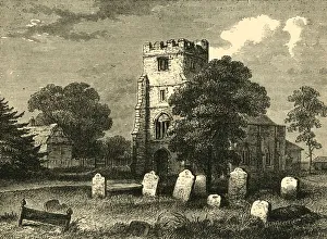 All Saints Church Gallery: Edmonton Church, 1790, (c1876). Creator: Unknown