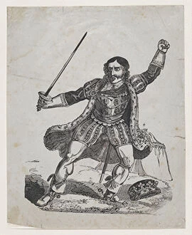 Shakespeare Collection: Edmund Kean as Richard III, 1815-1833. Creator: John Byrne