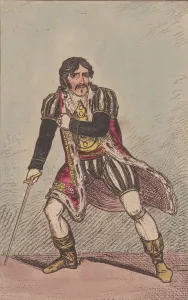 Kean Edmund Prints: Edmund Kean as Richard III, ca. 1814. ca. 1814. Creator: George Cruikshank