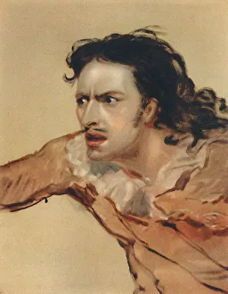 Villain Prints: Edmund Kean as Sir Giles Overreach in a New Way To Pay Old Debts, c1816, (1948)