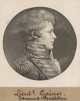 Edmund Pendleton Gaines, 1807-1808. Creator: Charles Balthazar Julien Fé