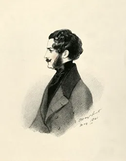 Richard James Prints: Edmund St John Mildmay, 1841. Creator: Richard James Lane