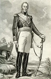 Edouard Prints: Edouard Adolphe Casimir Joseph Mortier, 1804, (1839). Creator: Ruhiere