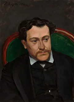 Edouard Blau, probably 1869. Creator: Frederic Bazille