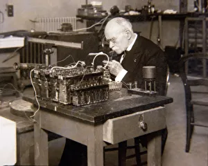 Physical Prints: Edouard Branly (France. 1844-1940), French physicist