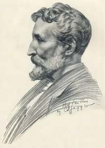 Edouard Lanteri, French-born British sculptor and medallist, c20th century (1914-1915). Artist: Charles Sargeant Jagger Edouard Lanteri, French-born British sculptor and medallist, c20th century (1914-1915). Artist: Charles Sargeant Jagger