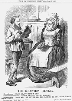 The Education Problem, 1870. Artist: Joseph Swain The Education Problem, 1870. Artist: Joseph Swain