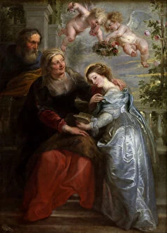 Brussels Gallery: The Education of the Virgin Mary, 1625-1626. Creator: Rubens, Pieter Paul (1577-1640)