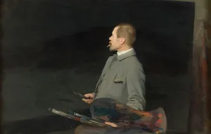Edvard Rosenberg, the Artist, 1901. Creator: Emil Österman