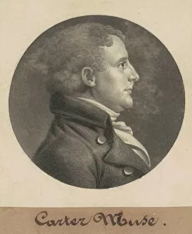 Edward Carter, 1805. Creator: Charles Balthazar Julien Févret de Saint-Mémin