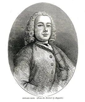 Walter Thornbury Prints: Edward Cave, c. 1700s Artist: William Hogarth