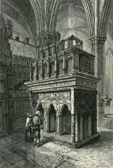 Henry Iii Gallery: Edward the Confessors Shrine. Westminster Abbey, c1870