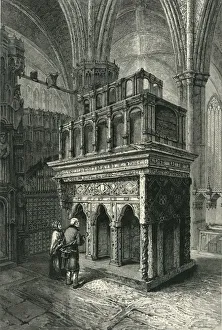 Cella Prints: Edward the Confessors Shrine. Westminster Abbey, c1870