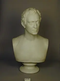 Bust Prints: Edward Everett, modelled 1841, carved ca. 1855. Creator: Hiram Powers