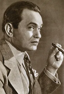 Gangster Prints: Edward Goldenberg Robinson, American stage and film actor, of Romanian origin, 1933