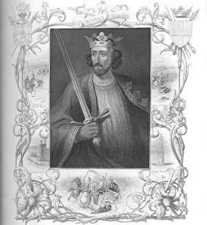 Carnarvon Castle Gallery: Edward I, 1859