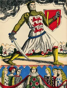 Cloak Collection: Edward I, King of England from 1272, (1932). Artist: Rosalind Thornycroft