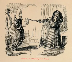 Edward II. resigning his Crown, c1860, (c1860). Artist: John Leech