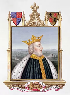 Hundred Years War Gallery: Edward III, 14th century King of England, (1825). Artist: Sarah, Countess of Essex