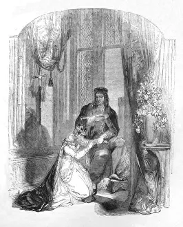 Relationship Prints: Edward III. and the Countess of Salisbury, 1845