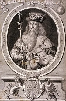 Insignia Collection: Edward III, King of England, c1370, (c1700)