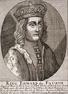 Edward Plantagenet Gallery: Edward IV, King of England, c1467, (c1750)