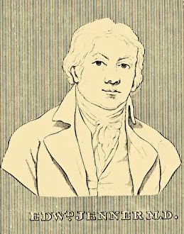 Immunology Prints: Edward Jenner M. D. (1749-1823), 1830. Creator: Unknown