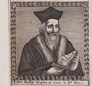 Kelly Prints: Edward Kelley (From: The order of the Inspirati), 1659. Artist: Anonymous