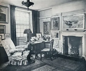 Homosexuality Prints: Edward Marshs living-room, c1934