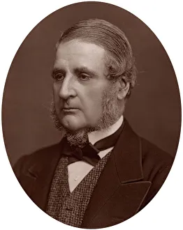 Whitfield Collection: Edward Matthew Ward, historical painter, 1878.Artist: Lock & Whitfield