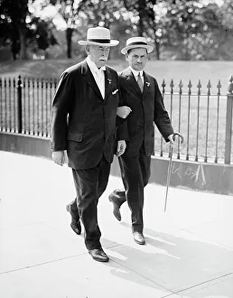 Edward Nash Hurley, Right, with James A. Farrell, 1914. Creator: Harris & Ewing. Edward Nash Hurley, Right, with James A. Farrell, 1914. Creator: Harris & Ewing
