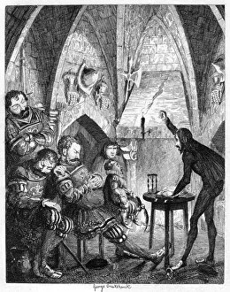 Boring Prints: Edward Underhill the hot gospeller preaching to the giants in the by-ward or Gate Tower
