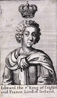 Curly Prints: Edward V, King of England, c1485, (c1650)