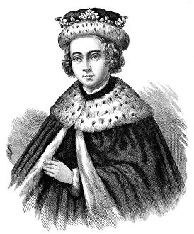 Images Dated 1st February 2006: Edward V, one of the Princes in the Tower, c1880